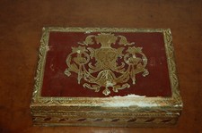 Ancienne boite en bois ,mercerie , couture , décoration, cigare , collection