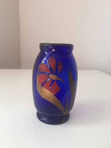 Ancien petit vase bleu - ancien, art