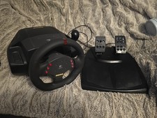 Logitech E-UH9 Momo Racing Force Feedback Wheel & Pedals Tested Works