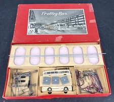Eheim Trolley Bus Set With 2 Vehicles HO 122 In the Box With Overhead Wire