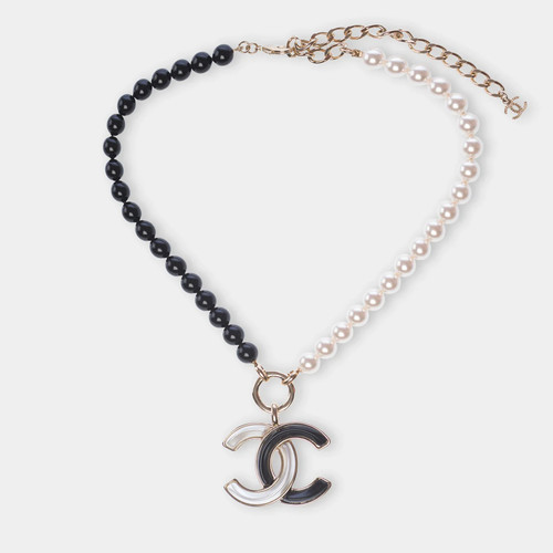 Bijoux chanel perle noir - bijoux, cc