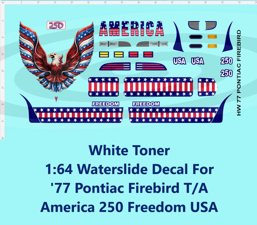 White toner waterslide - toner, 1:64