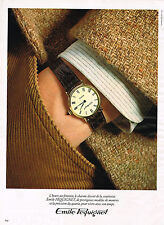 ADVERTISING ADVERTISING 114 1979 EMILE PEQUIGNET Quartz Men's Watch