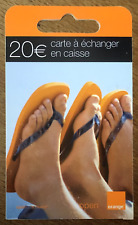 LA REUNION ORANGE RELOAD COUPON €20 PREPAID PREPAID TELECARD CARD