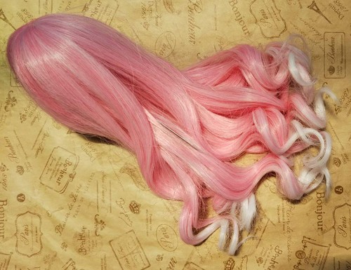 Pullip size wig curl - size, wig/curl/pink