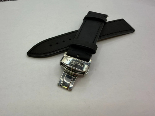 Fortis black genuine leather - genuine,