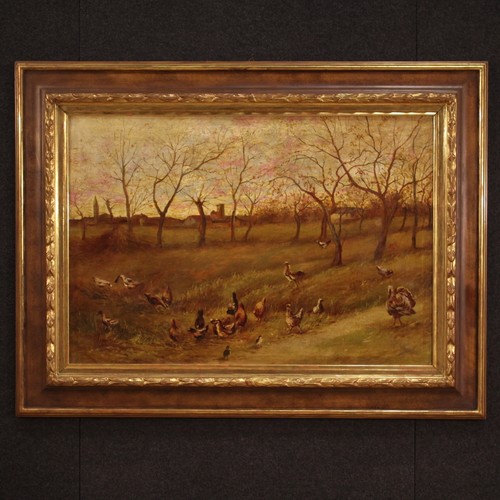Peinture bucoliques paysage - peinture,