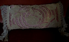 Art Déco , coussin broderie