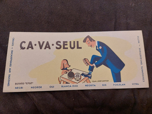 Buvard cirage ça seul - ça,