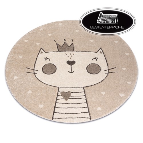 Tapis enfant moderne rond - enfant,