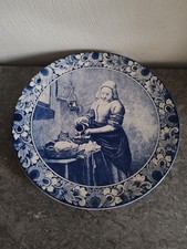 Delfts Ceramic Plate Dish. Netherlands. Handmade