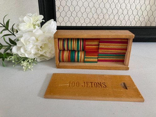 225 ancienne boite bois - boite,