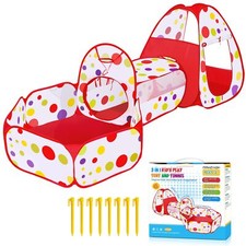 3 en 1 Pop Up Tunnel Tent