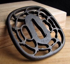 Ancien garde-épée Tsuba Edo