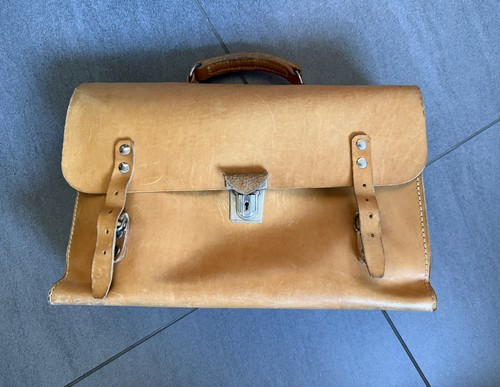 Cartable vintage cuir - vintage,