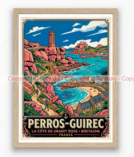 Affiche perros guirec - perros-guirec, –