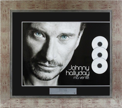 Cadre johnny hallyday triple - hallyday,