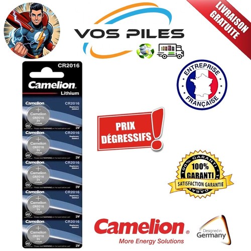 Pile bouton cr2016 - pile,