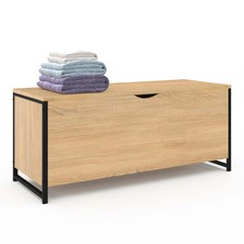 Banc coffre rangement sur pied