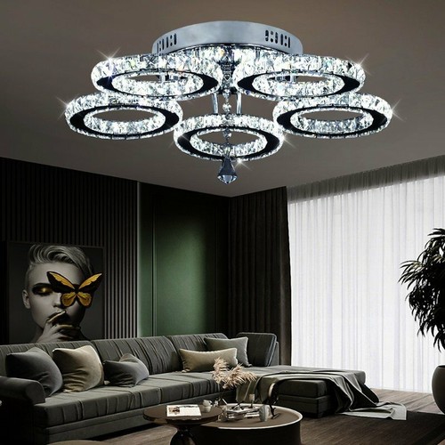 Led plafonnier cristal - led,