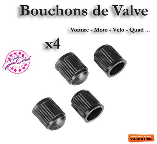Bouchons valve pneu - x4,