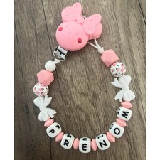 Attache Tétine rose Minnie