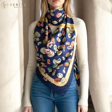 RARE VINTAGE foulard en soie