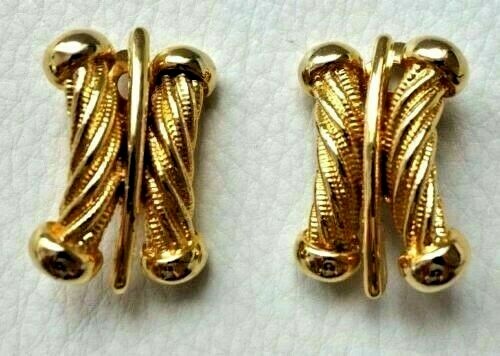 Vintage boucle oreille doré - boucle, d'oreille