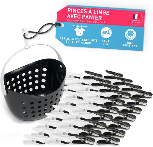 Pince linge avec panier - a, –