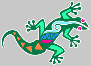 Gecko lezard roller - roller, velo
