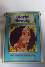 Rare Vintage Antique Erotic Card Set -- WORLD BEAUTY Playing Cards - 50's