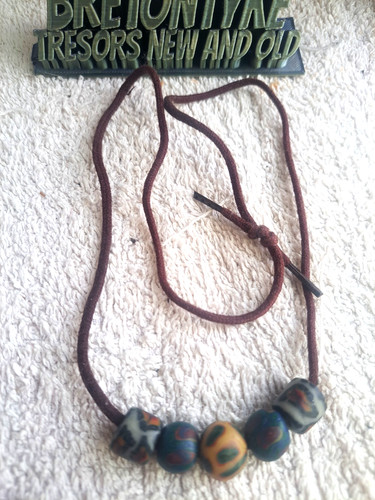 Ancien collier perles - collier,