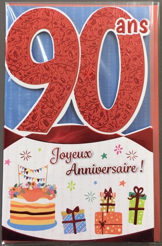 Carte anniversaire joyeux - carte,