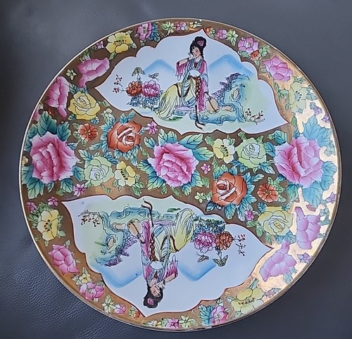 Assiette ancienne décorative - ancienne,