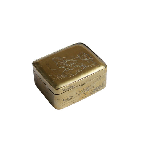 Boîte japonaise laiton - -,