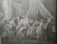 Gravure  "Le couché de la