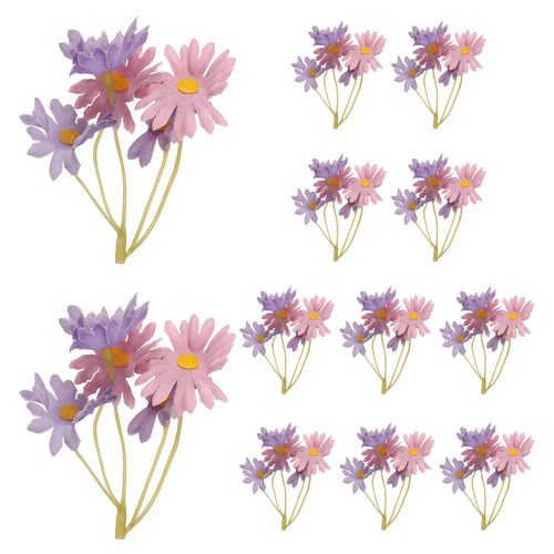 12pcs fleur marguerite - fleur, pour