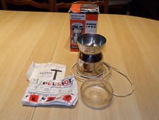 Moulin à café électrique RUBIS INOX PEUGEOT avec boite et mode emploi