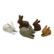 sympa famille de lapin    playmobil ( animaux , foret , ferme    )  1804