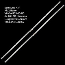 KIT 2 BARRES DE RAYURES 28 TV