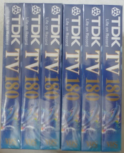 Lot cassettes vhs tdk - ,