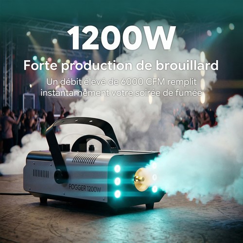 1200w machine fumée rgb - machine,