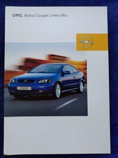 Opel Astra G Coupe Linea Blu brochure 10.2002