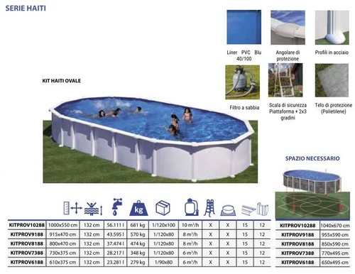 Piscine hors sol - , en