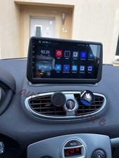 4+64Go Autoradio 9" Android14 pour Renault Clio III 2005-2014 BT FM GPS Navi SWC
