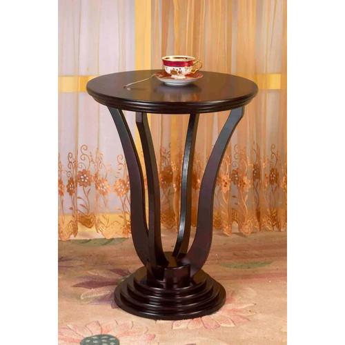 Vintage round end side table - vintage,