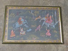 Grande PEINTURE SUR SOIE