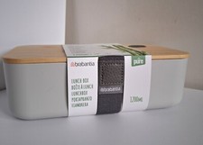 Boite à Lunch Brabantia Neuve en bois Bambou couvercle