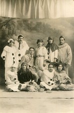 1923 Nice Carnival Souvenir Photo Card Costumes Costumes