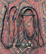 Full-size CWD Figure-8 bridle, CWD reins & CWD Adjustable breastplate-MSRP $1440